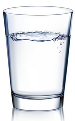 Tall glass of water