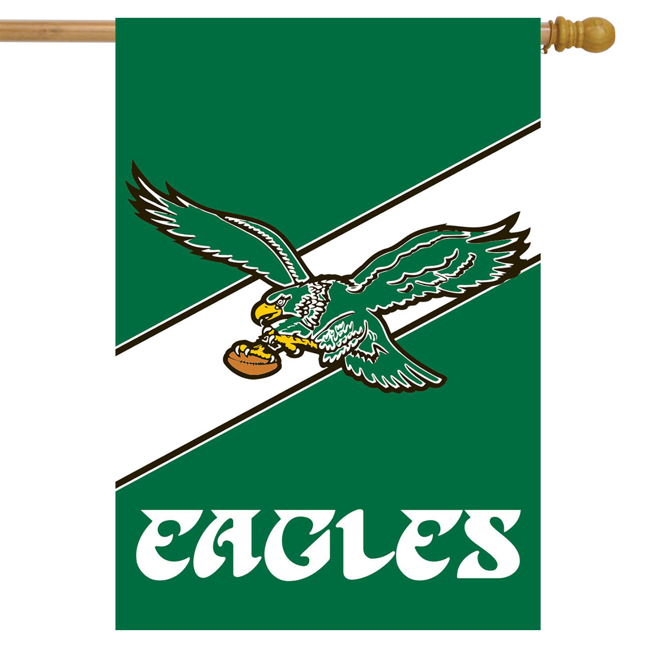 WinCraft Philadelphia Eagles Throwback Vintage Retro Pennant Flag