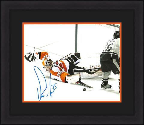 Steve Mason Autographed Philadelphia Flyers Spotlight 16" x 20" Framed & Matted Photo - Dynasty Sports & Framing