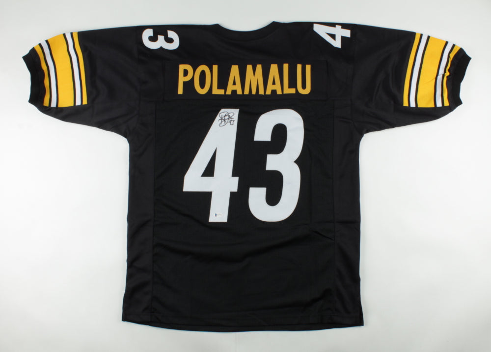 Framed Troy Polamalu Steelers Custom NFL Jersey, signed by Chris Hoke –  Society of St Vincent de Paul Council of Pittsburgh