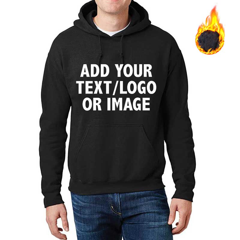 Custom Logo Text Photo 3D Print Men Women Hoodies – Lit Custom Shop