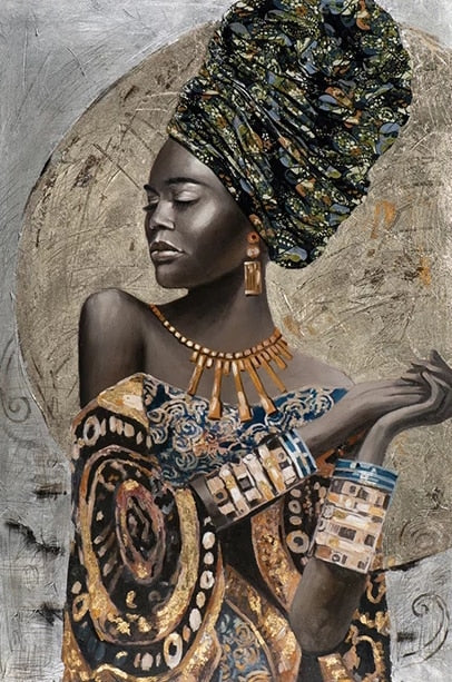 paintings of african women