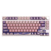 Gamakay 140 Keys Purple & Pink Keycaps Set, Cherry Profile PBT Five-Sided Thermal Sublimation Keycap Set for 61/68/75/80/84/87/98/104/108/Alice Layout Mechanical Gaming Keyboard