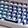 Enhance light effect teclonogy, the Gamakay planet series mechanical switches will show better light effect by using the light guide pillar which willscale up the Improved light transmission to bring you the eyes catching RGB 