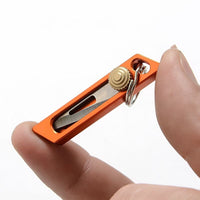 EDC Mini couteau Portable suspendu, outil multifonctionnel, coupe de papier, porte-clé d'extérieur, couteaux à enveloppe ouverte