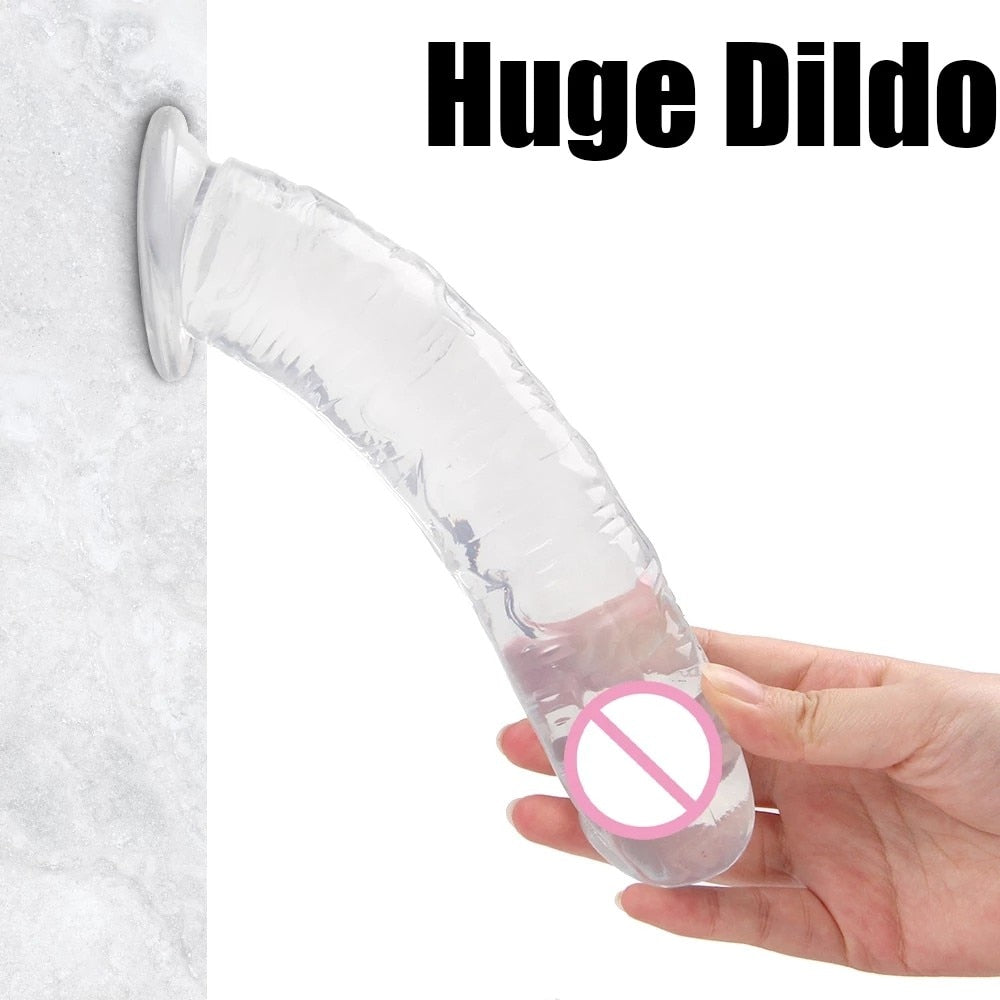 Suction dildo anal