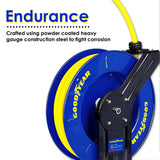 GOODYEAR Air-Hose Retractable Reel  3/8" Inch x 50' - Premium Commercial SBR Rubber Hose - Working pressure is 300PSI/20BAR-Great Circle UK