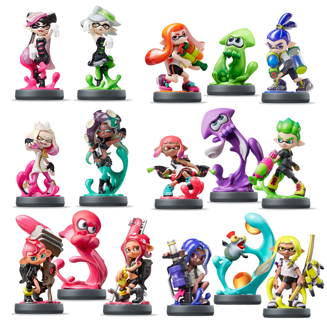 Nintendo amiibo Splatoon series 1 & 2 & 3 All set Japan GLIT Japanese Hobby Shop