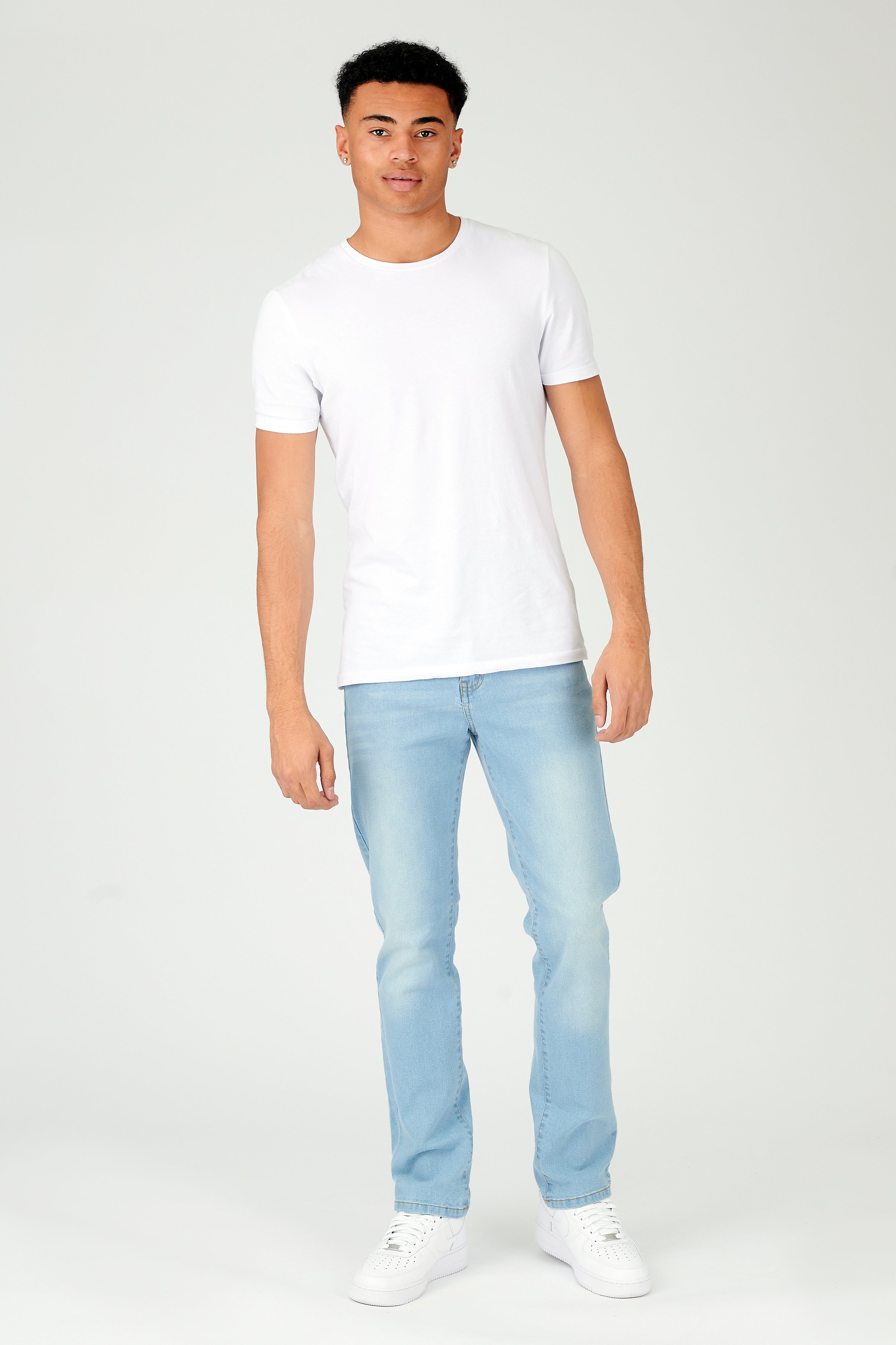 Dij kiezen Elastisch Men's Light Blue Slim Fit Jeans | JMOJO
