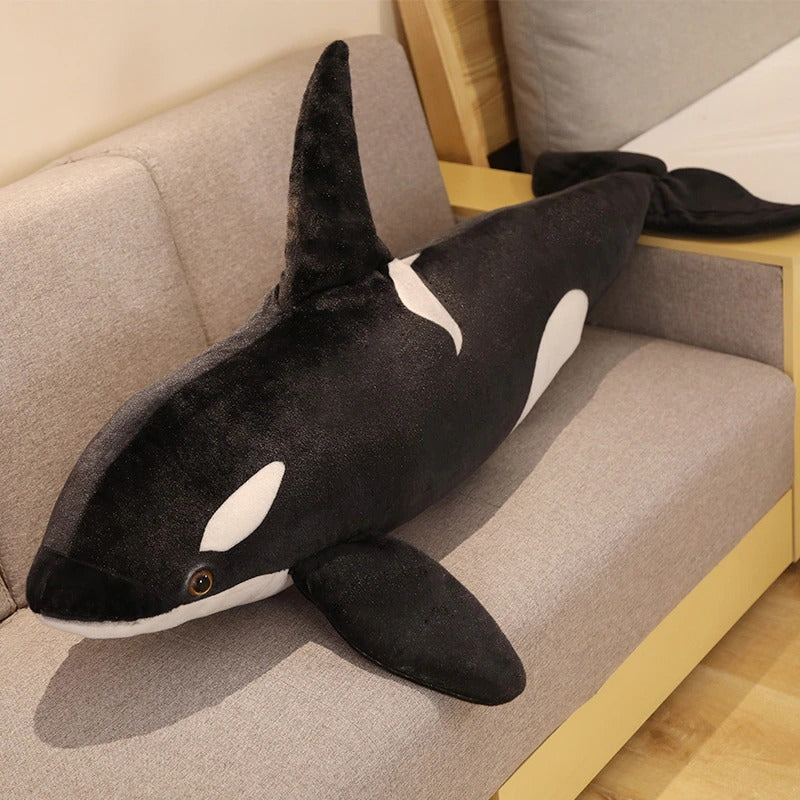 giant stuffed orca whale