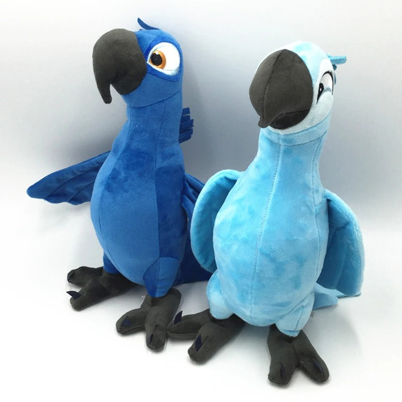 blue parrot stuffed animal