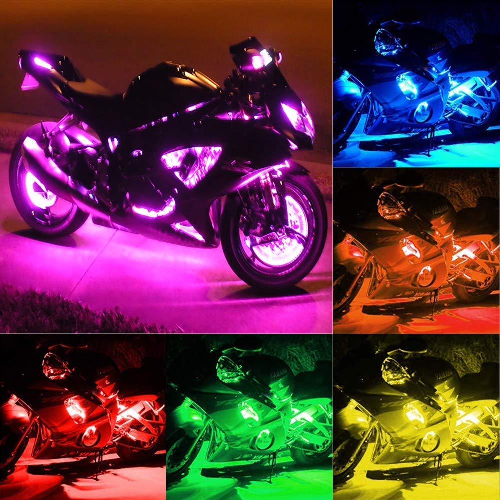 4 X LED NEON Style for Motorbike Scooter Quad Bike Superb – Lighting Now