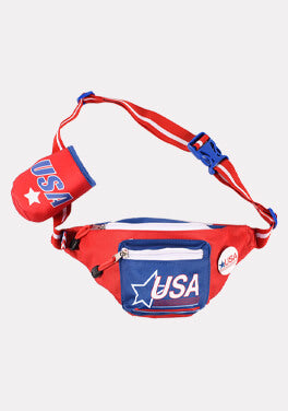 Shop fanny packs - image of red usa fanny pack
