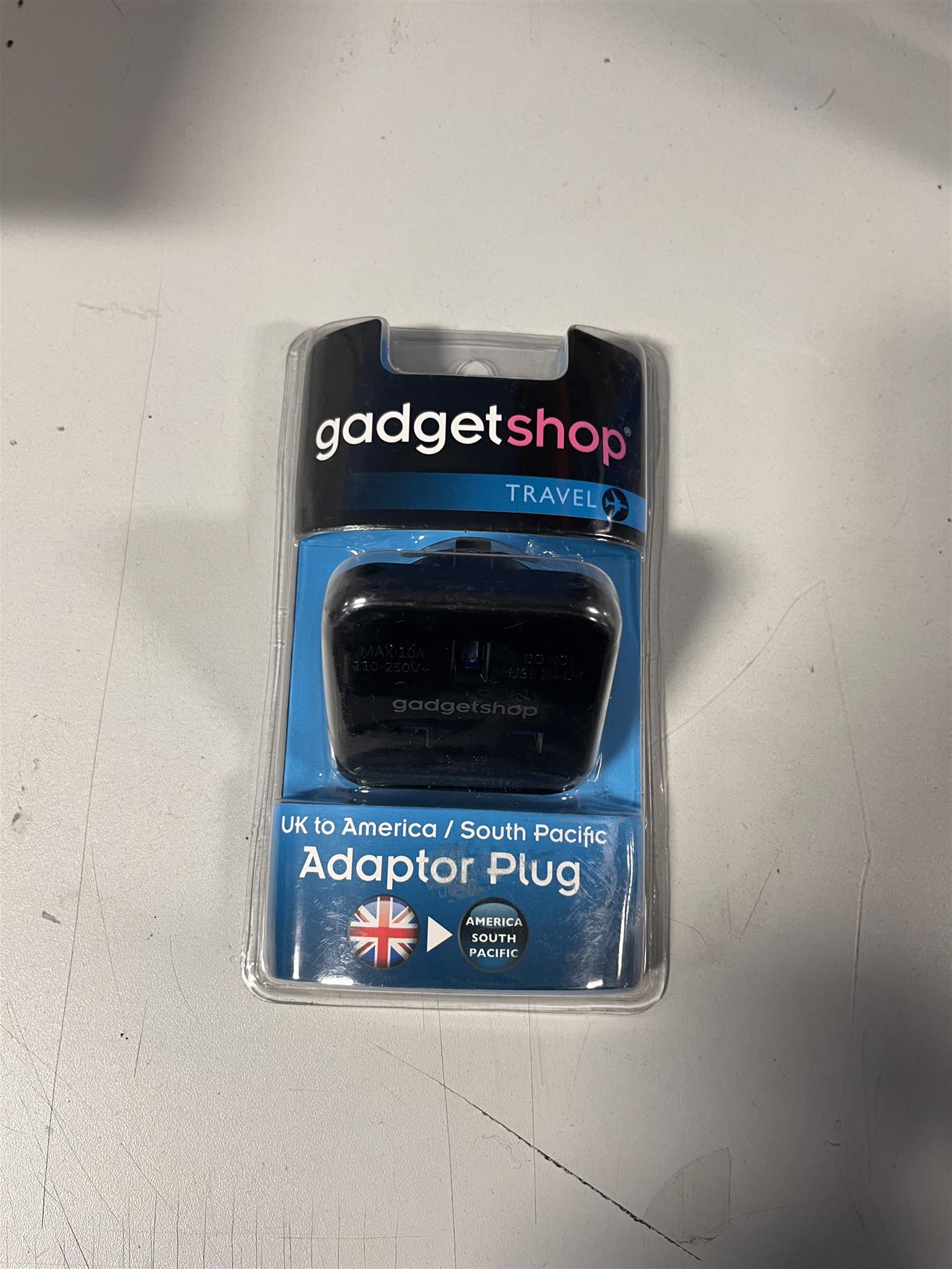 GadgetShop UK to America/South Pacific Adapter Plug x 8