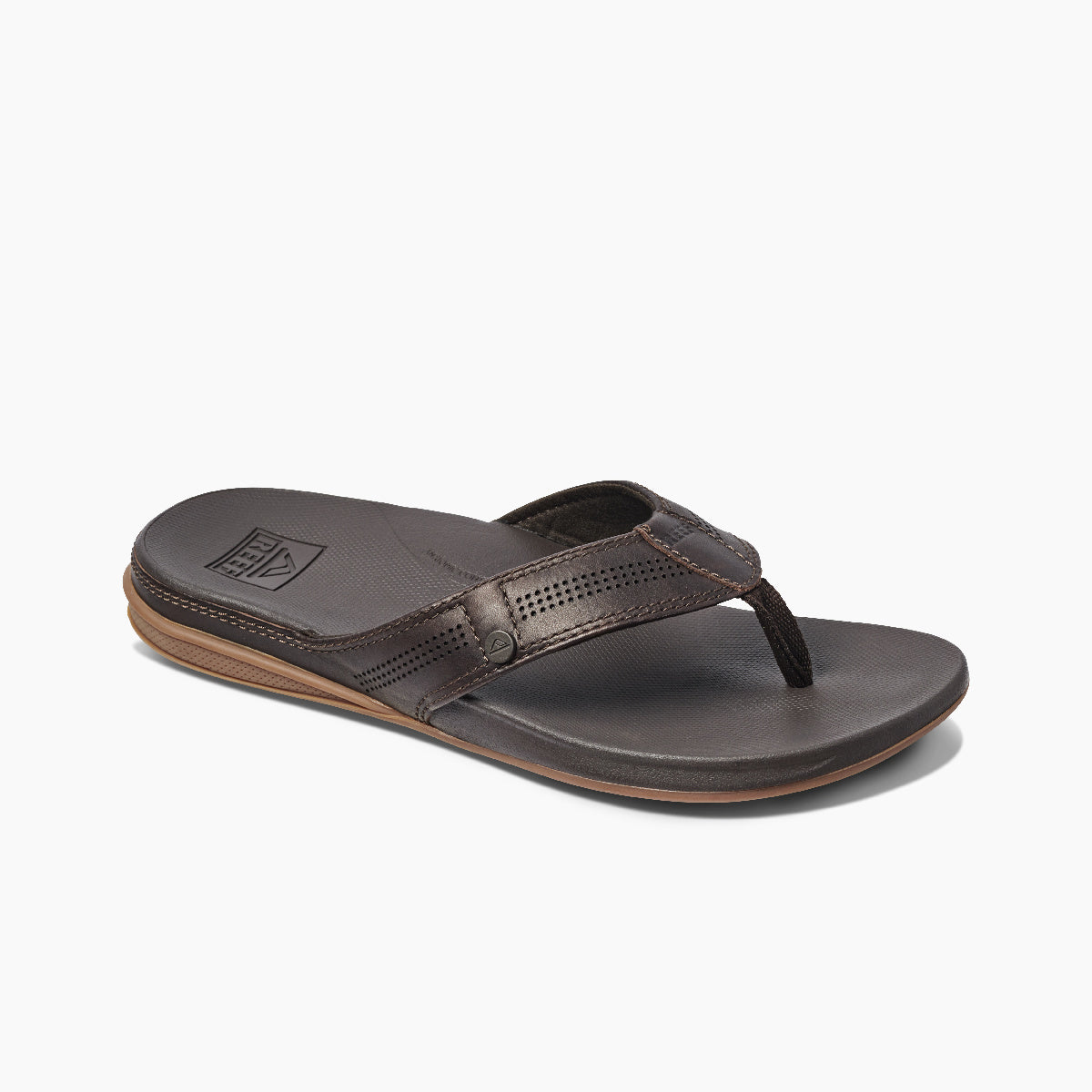 totaal Getand slecht humeur Men's Cushion Lux Leather Sandals | REEF®