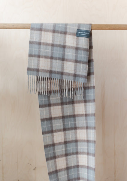 Cashmere Men's Scarf in Rustic Tartan