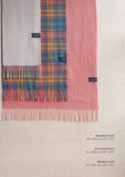 Cashmere Oversized Scarf in Black Watch Tartan
