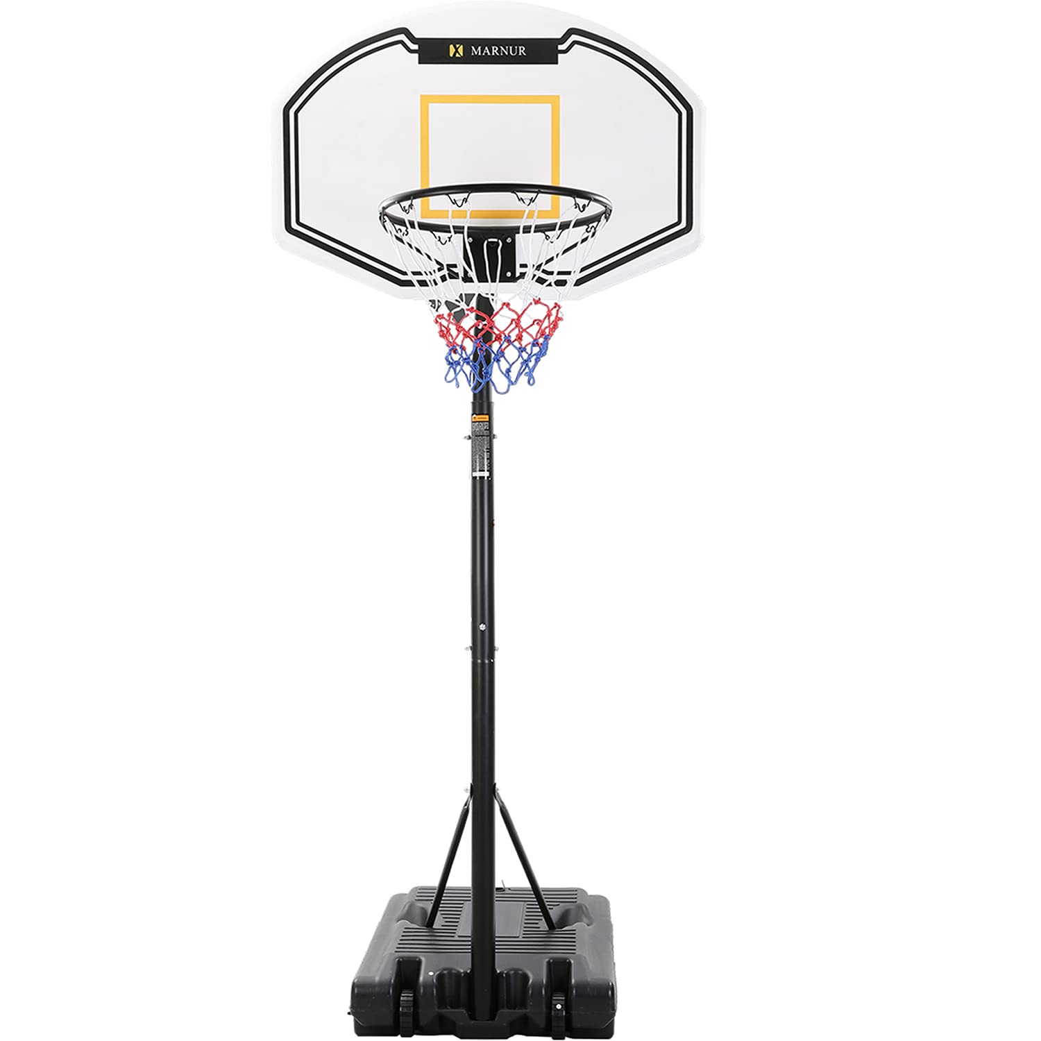 Adjustable Height Portable Basketball Stand Hoop Net Backboard System w/ Tool UK 
