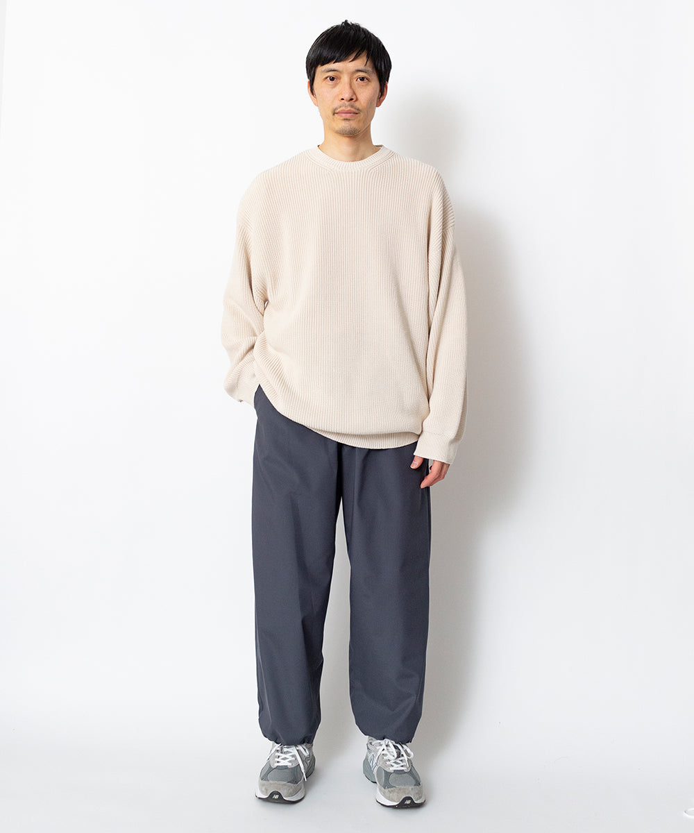 Graphpaper（グラフペーパー）SUVIN LOOSE RIB CREW NECK KNIT