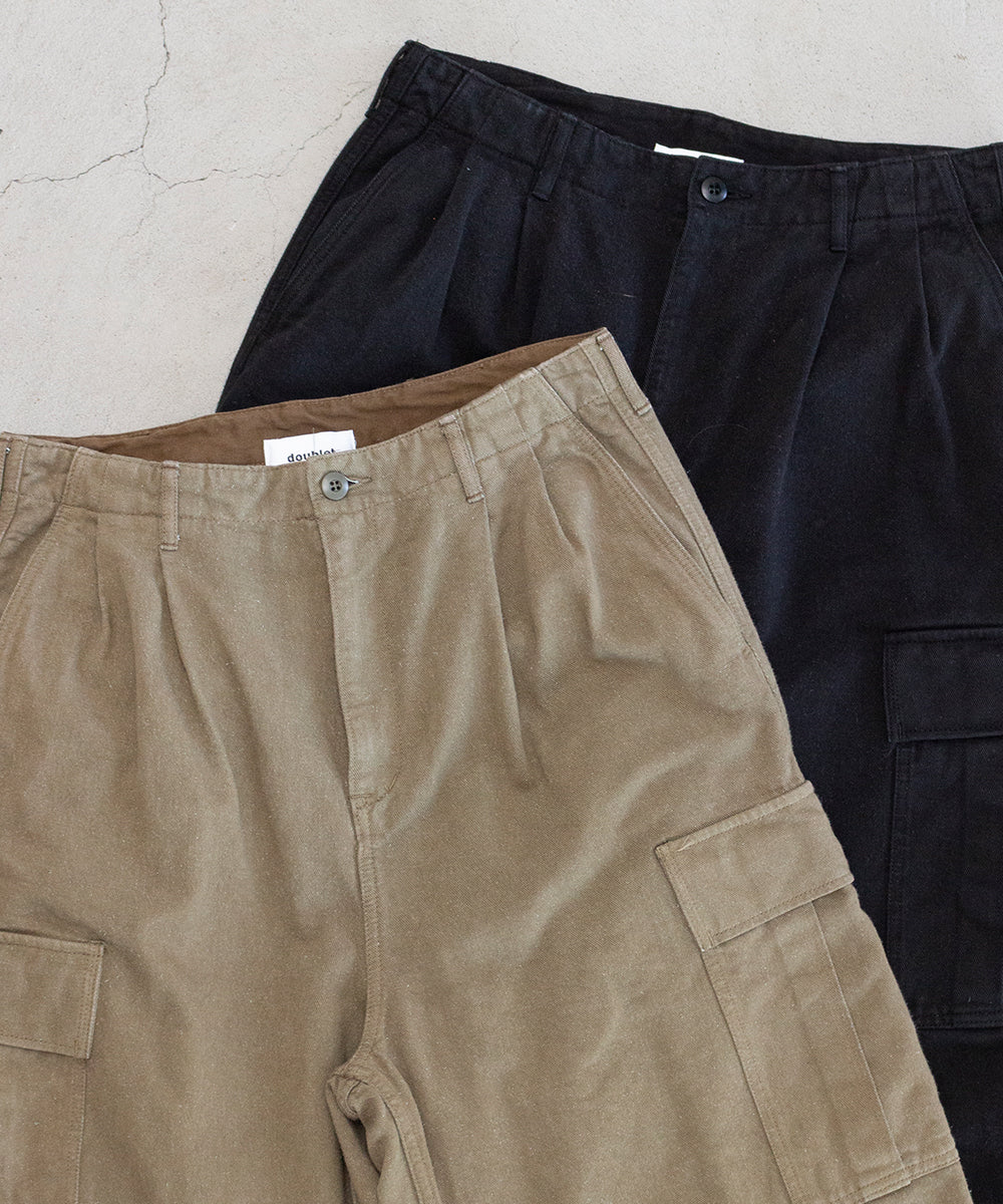 SILK TWILL MILITARY PANTS｜doublet(ダブレット)通販 st company