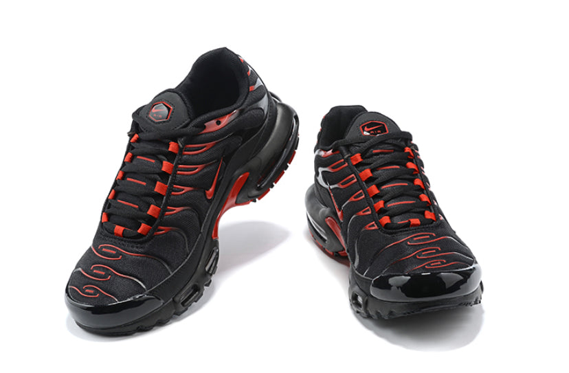 red black nike tns