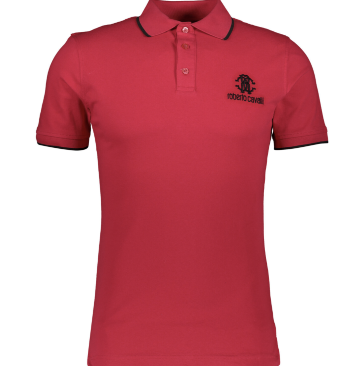 roberto cavalli polo shirt red