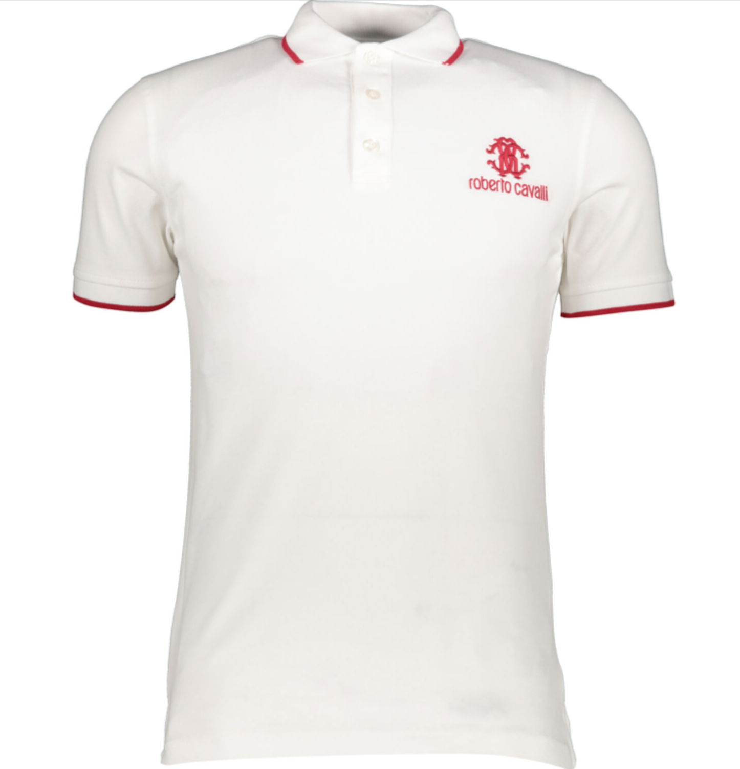 roberto cavalli polo shirt white