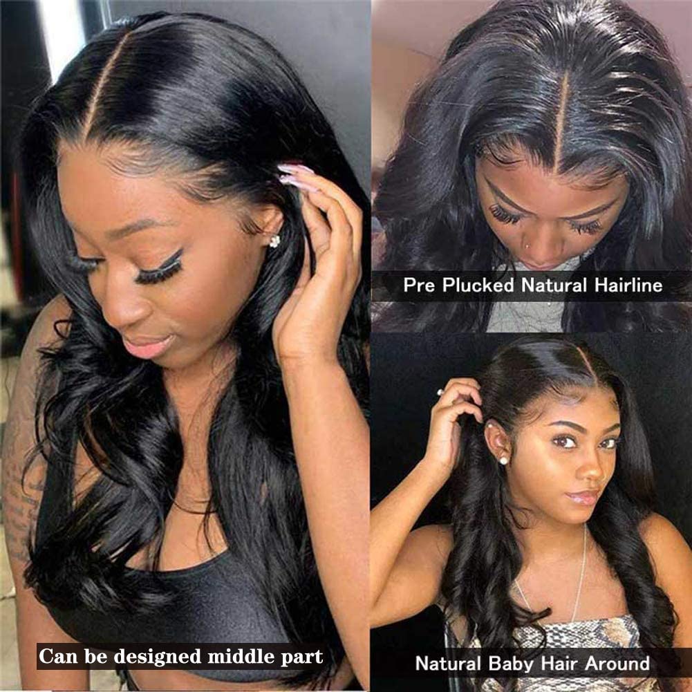 unprocessed lace front wigs