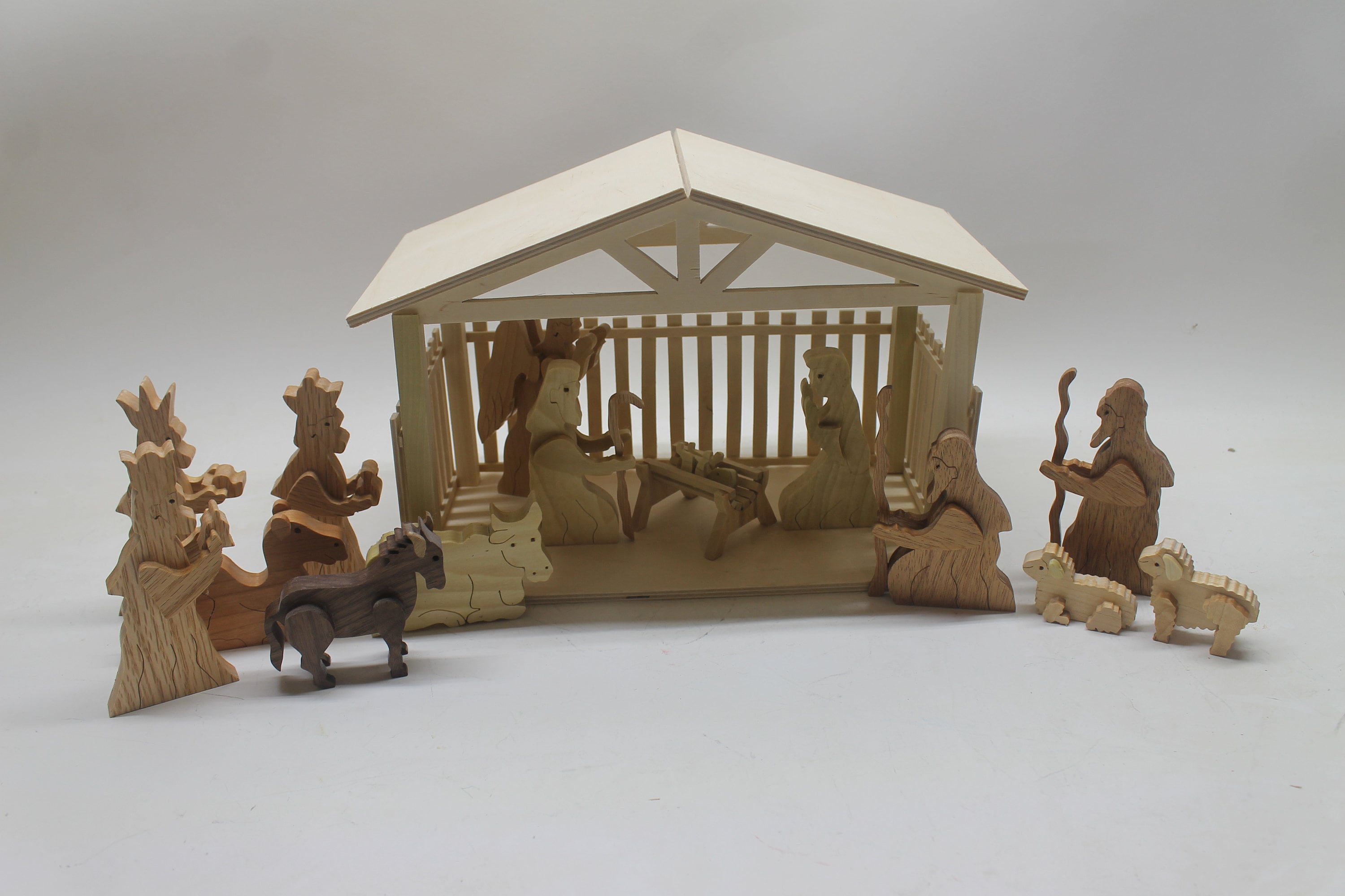 Shepherd,Guardian Angel,Three Kings & Anima 9" Joseph Details about   Nativity Set-Jesus,Mary 