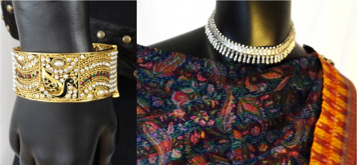 indian jewelry statement neck wear necklace bracelets earrings finger rings anklets artikrti