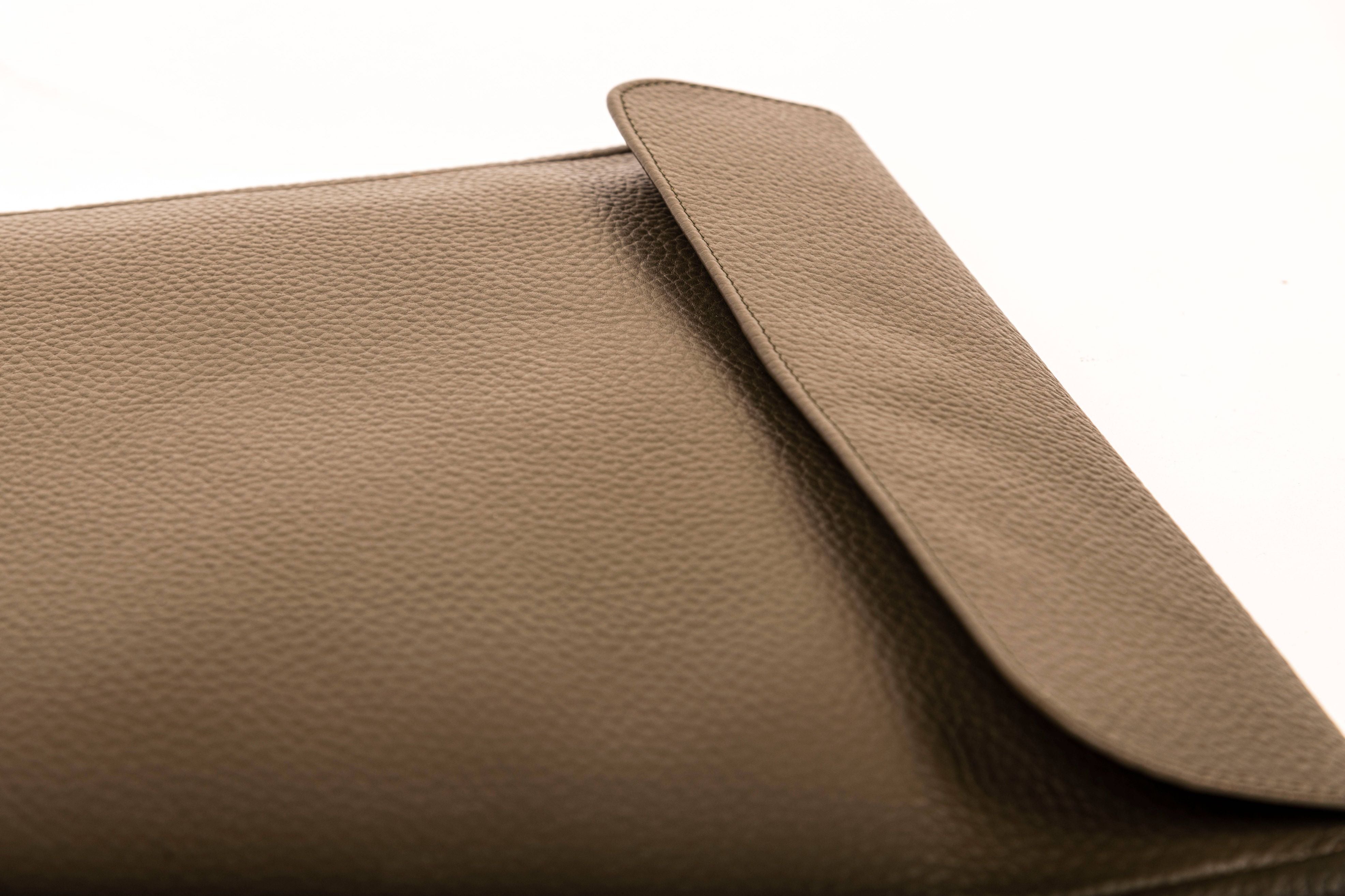 Leather Laptop Sleeve | Denim