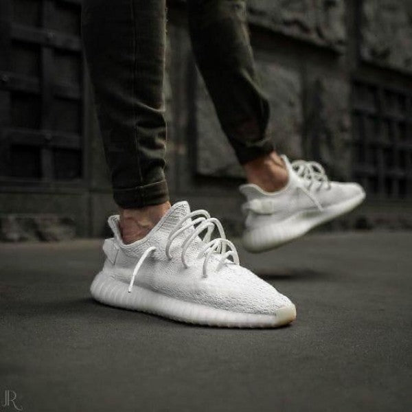 white 350s shoes