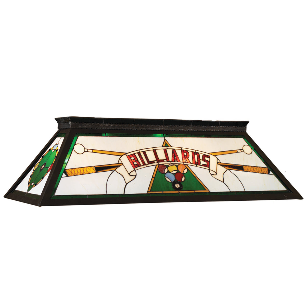 stained glass billiard light