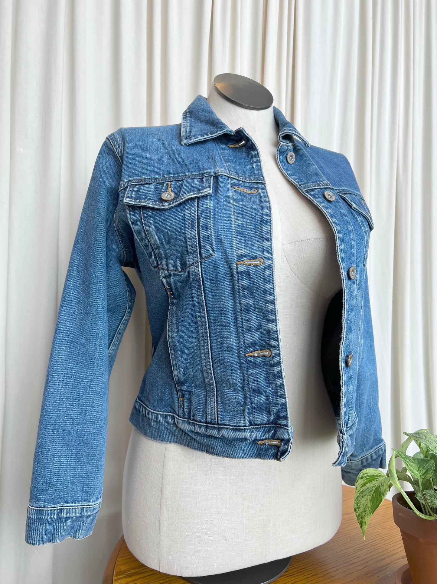 Medium Wash Jean Jacket - Small