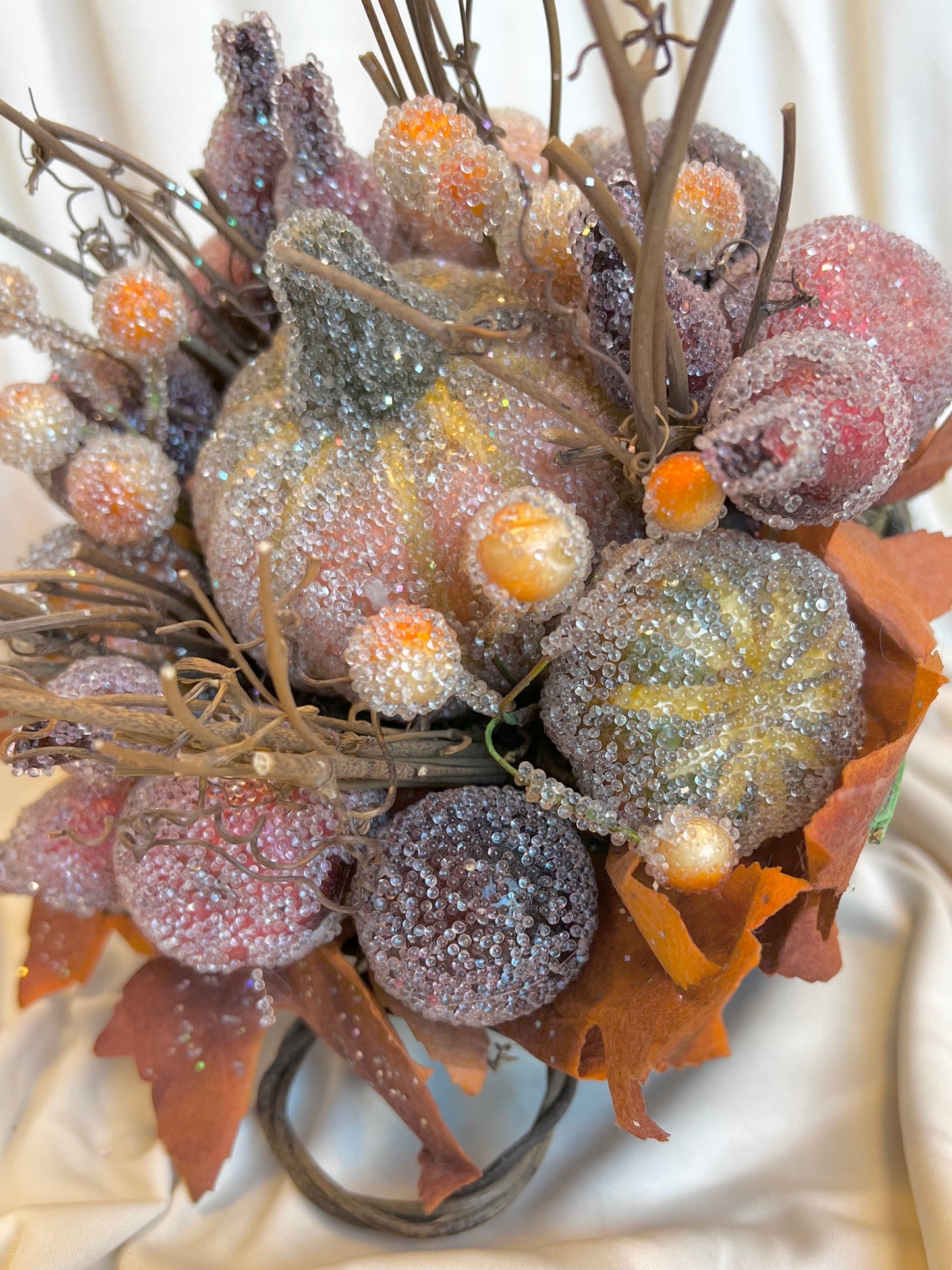 Autumn Glitter Cornucopia