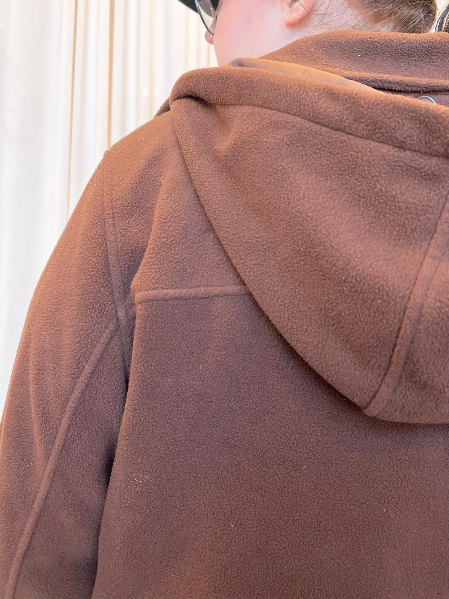 Brown Fleece Coat - X-Large