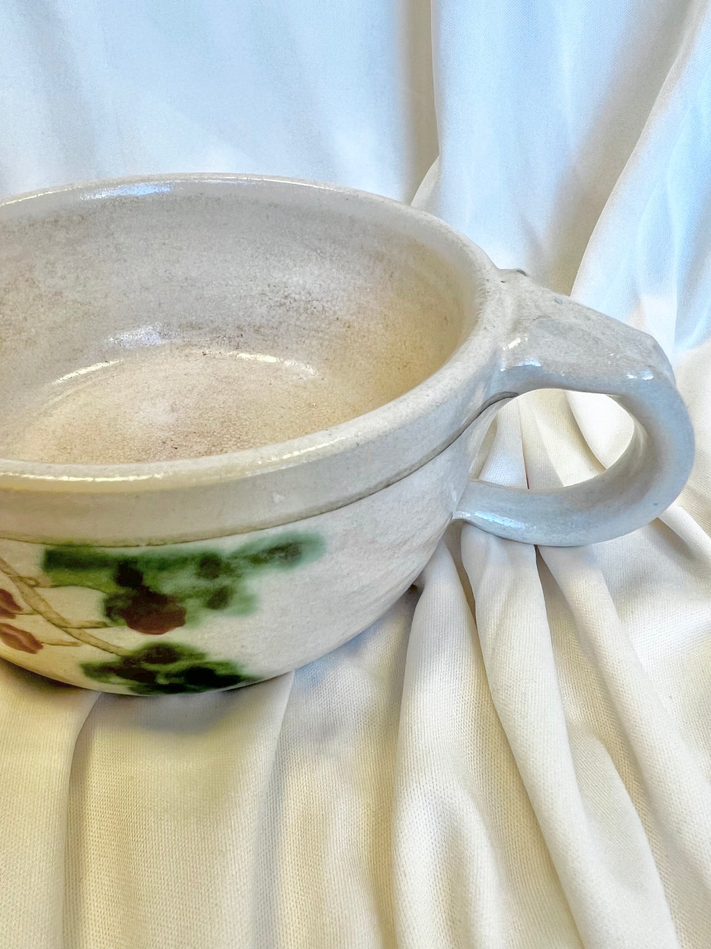 Vintage Handmade Clay Crock
