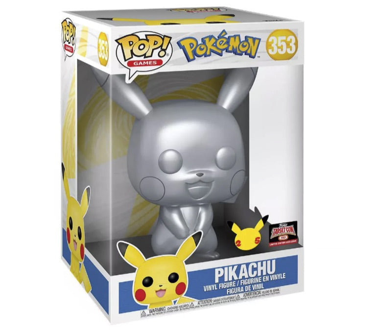 pikachu metallic funko pop