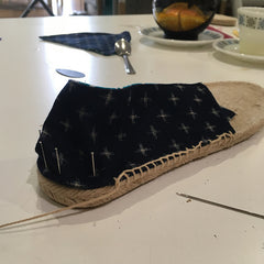 Espadrille's being made 