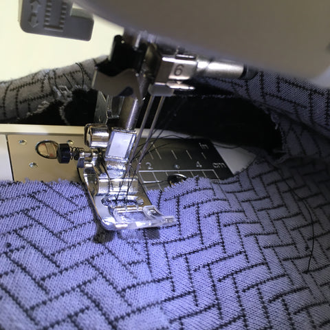 Twin needle sewing 