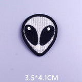 Space Aliens UFO Embroidered