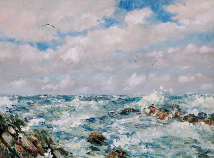 Stormy Seas in North East Scotland By Howard Butterworth