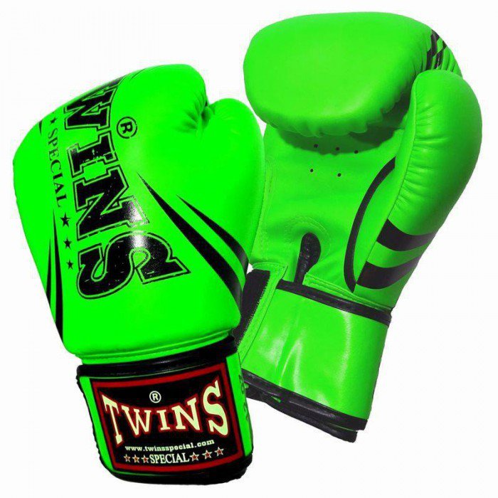 Twins Special MUAY THAI BOXING GLOVES 8-16 oz FBGVS3-TW6 Green