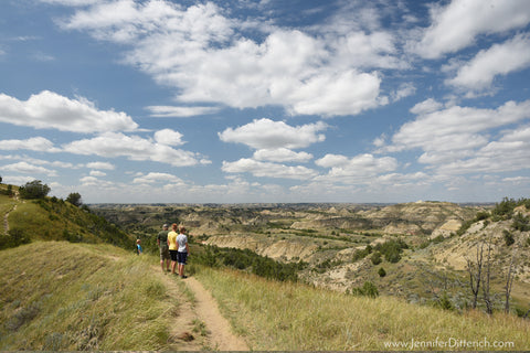 Enjoying the view of the Badlands by Jennifer Ditterich