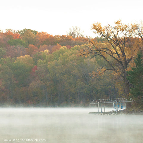 Foggy Morning on the Lake by Jennifer Ditterich