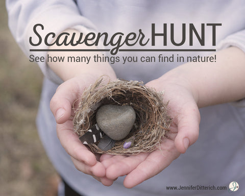 Free Nature Scavenger Hunt Printable by Jennifer Ditterich Designs