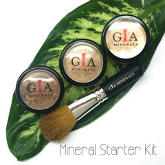 Best Natural Mineral Makeup Starter Kit - Gia Minerals organic plant based mineral makeup starter kit