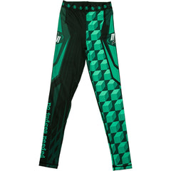 Green M1 BJJ Spats/ Compression Pants | No Judges Needed