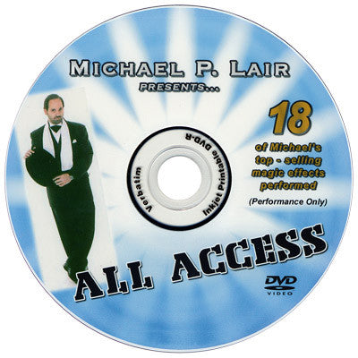 All Access by Michael Lair - DVD – Boardwalk Magic Shop