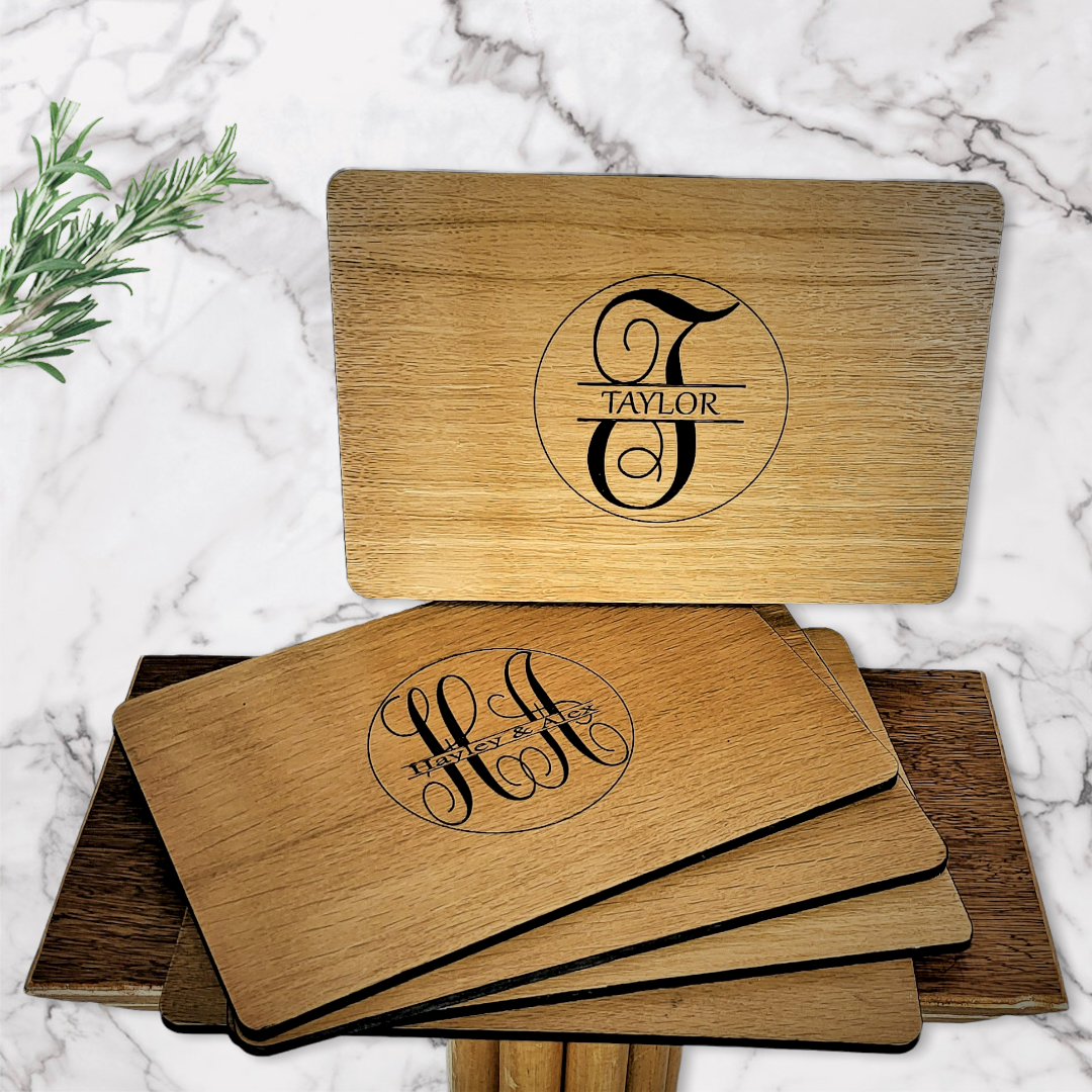 Monogrammed Mats - Set of - Life Signs Store